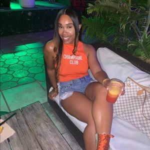 Fashion Nova CHAMPAGNE CLUB side boob exposure bodysuit